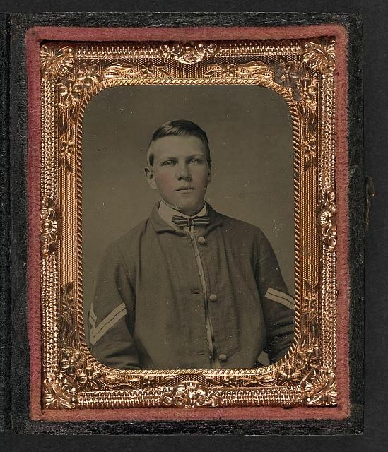 Photo:Unidentified Union Corporal Soldier Portrait 1860s Civil War Tintype