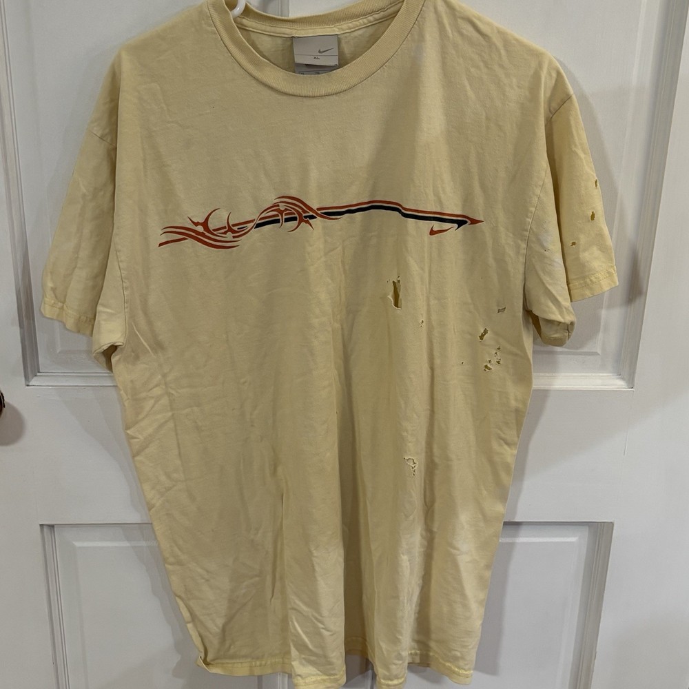 Vintage Nike tribal graphic t-shirt Distressed Thrashed XL