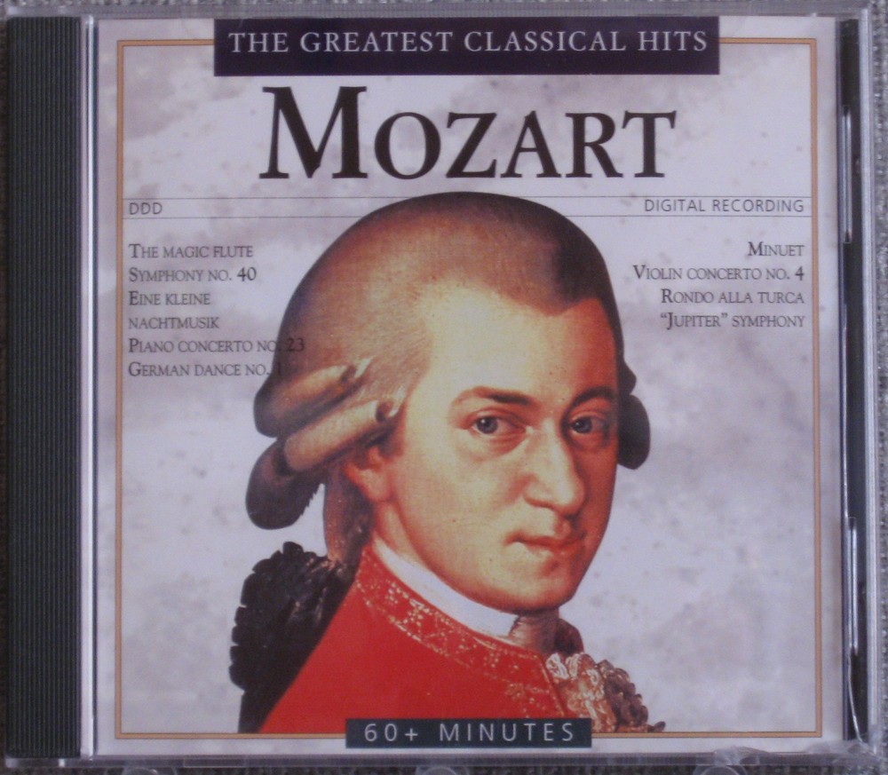 Wolfgang Amadeus Mozart, Wolfgang Amadeus Mozart - The Grea, audioCD