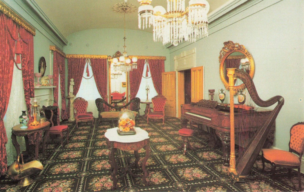 The Long Hall in the Beehive House - Salt Lake City Utah UT - Postcard