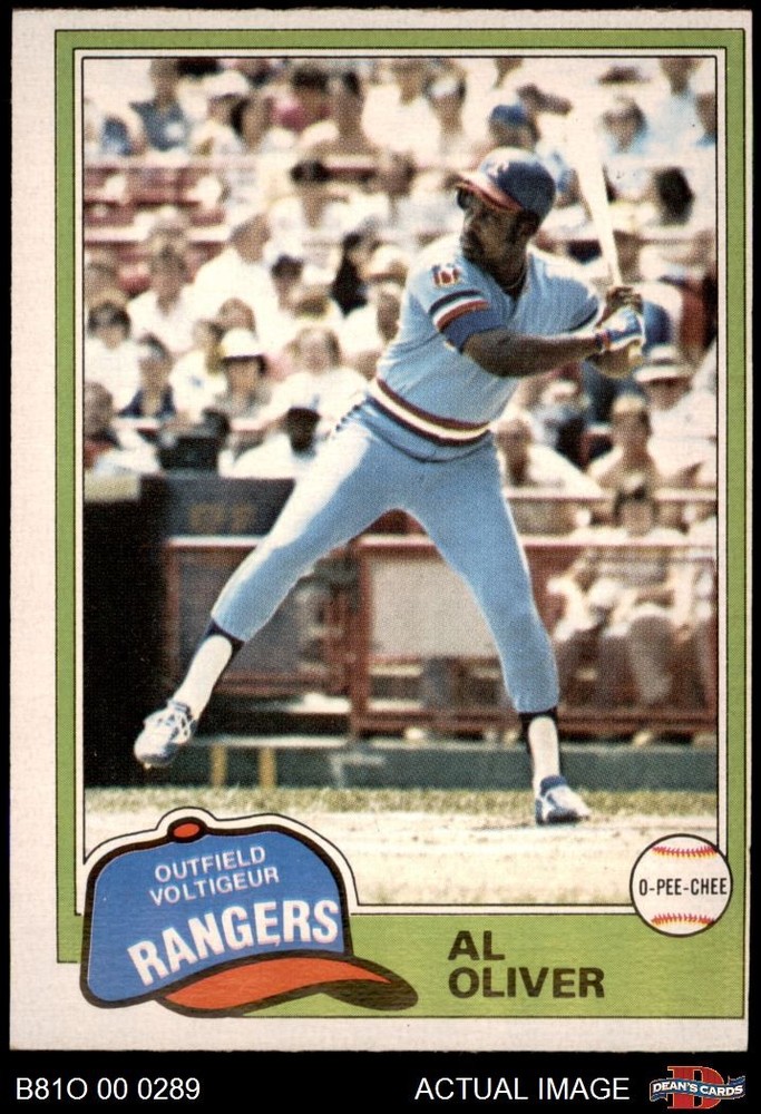 1981 O-Pee-Chee #70 Al Oliver Rangers 3 - VG