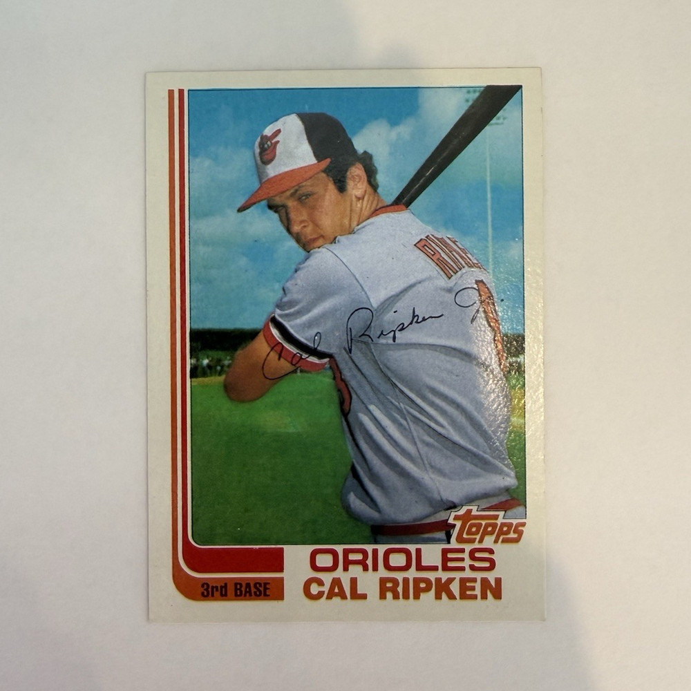 Topps 1982 Traded Cal Ripken #98T Rookie Autograph Baltimore Orioles