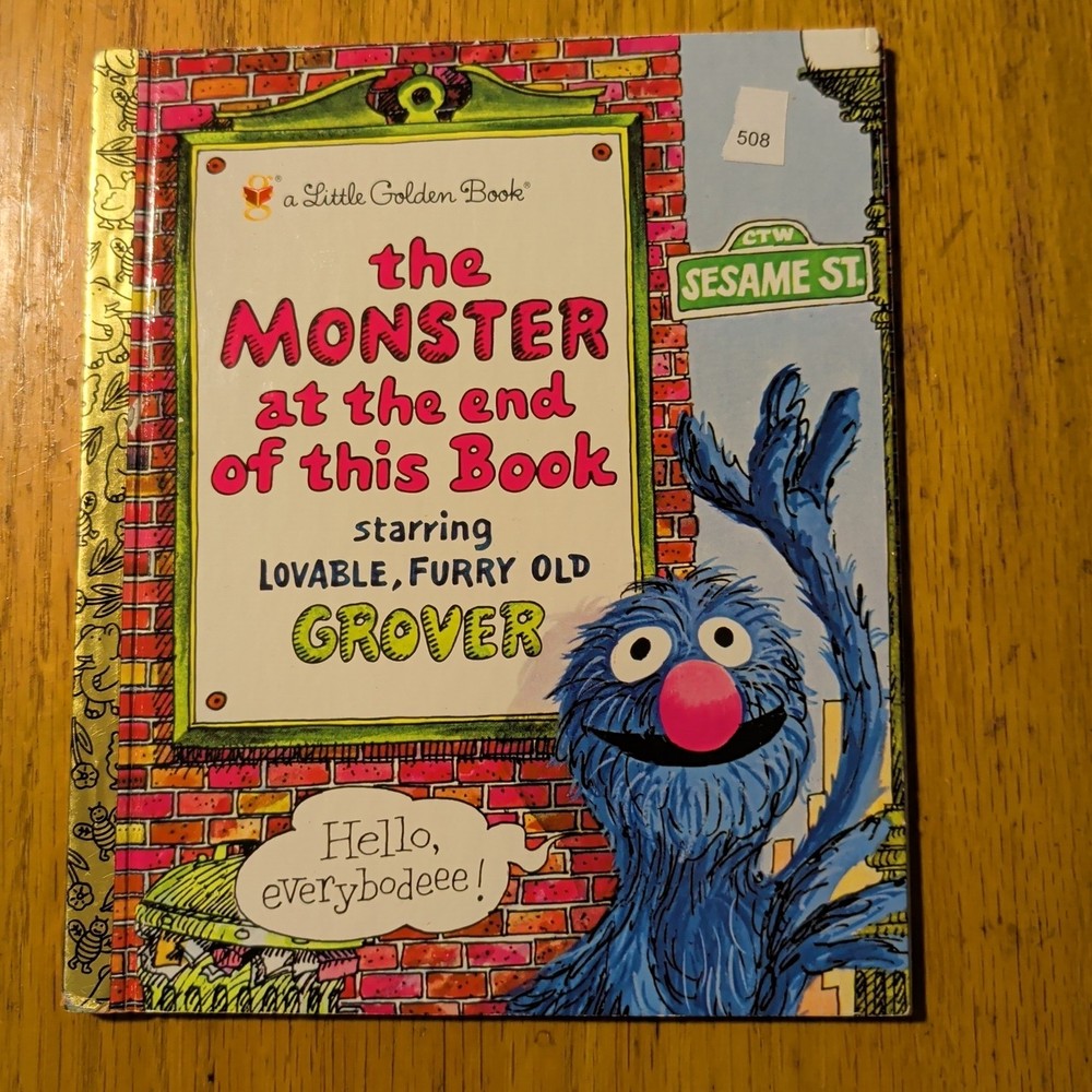 A Little Golden Book The Monster At The End Of This Book #7626