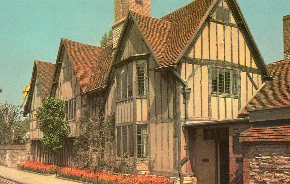 Hall's Croft, Susanna Shakespeare's Home, Stratford-Upon-Avon, England -POSTCARD