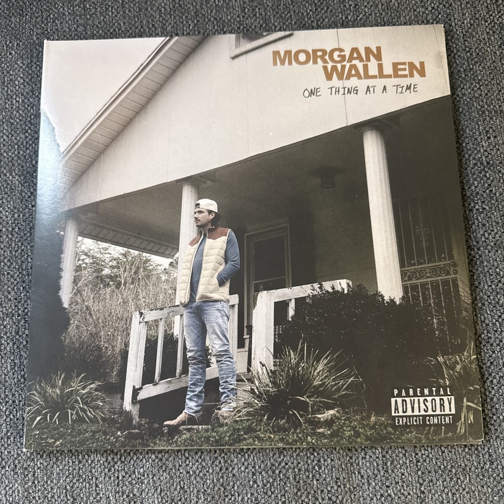 Morgan Wallen One Thing at a Time Rare Limited Baby Blue Color Vinyl 3x LP