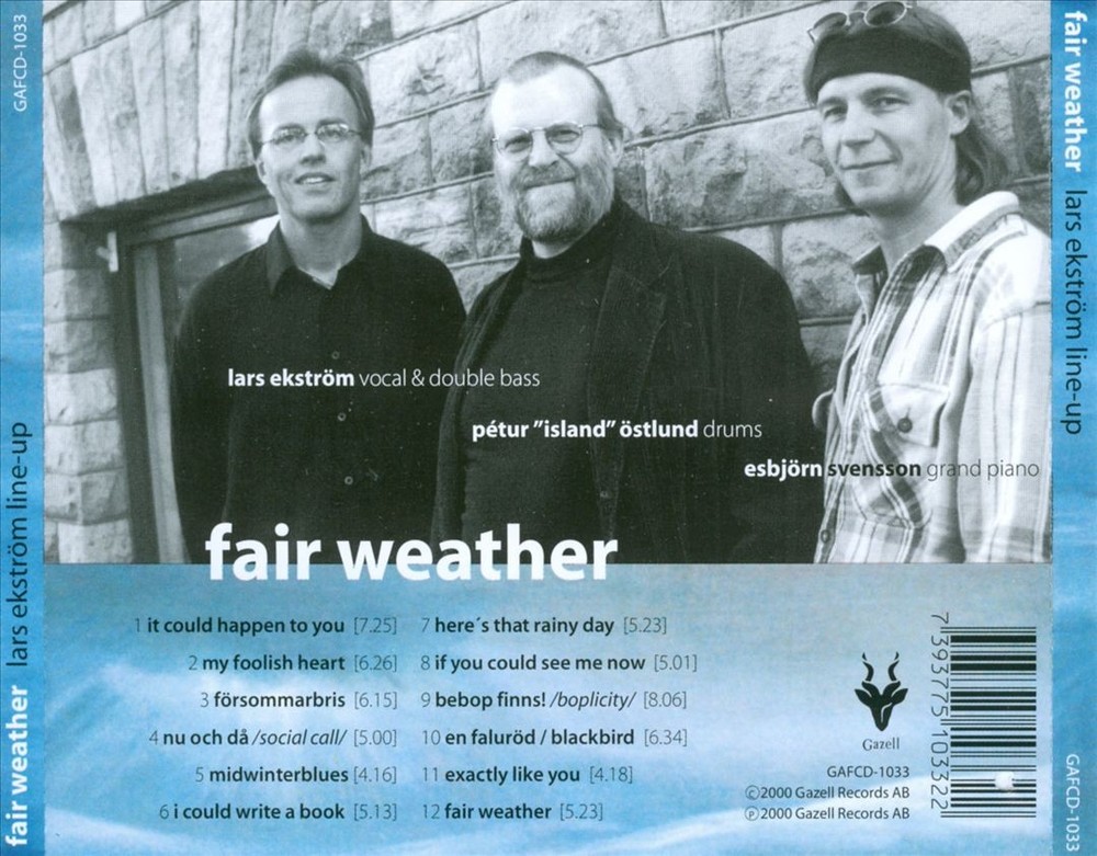 Lars Ekström Line-Up Fair Weather New Cd