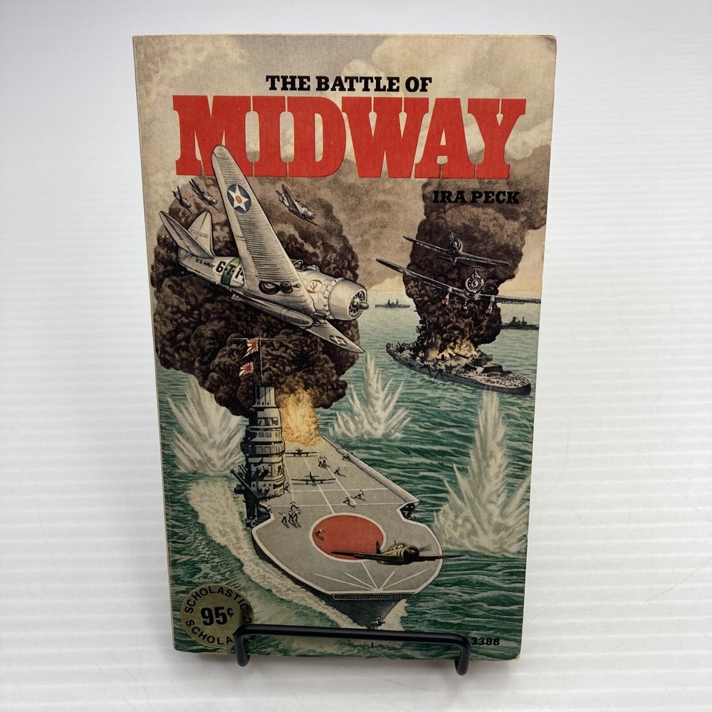 Battle of Midway Ira Peck 1976 Paperback Scholastic Book WWII Naval History