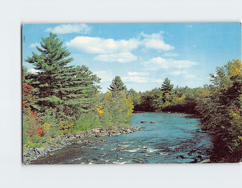 Postcard River Nature Landscape Scenery