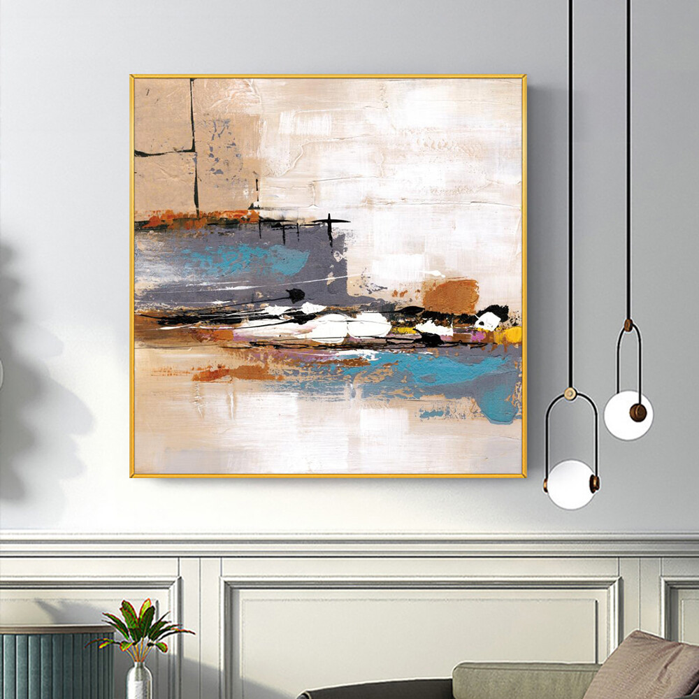 Abstract Beautiful 3D Texture Painting Hand Painted On Canvas Oil Painting Wall