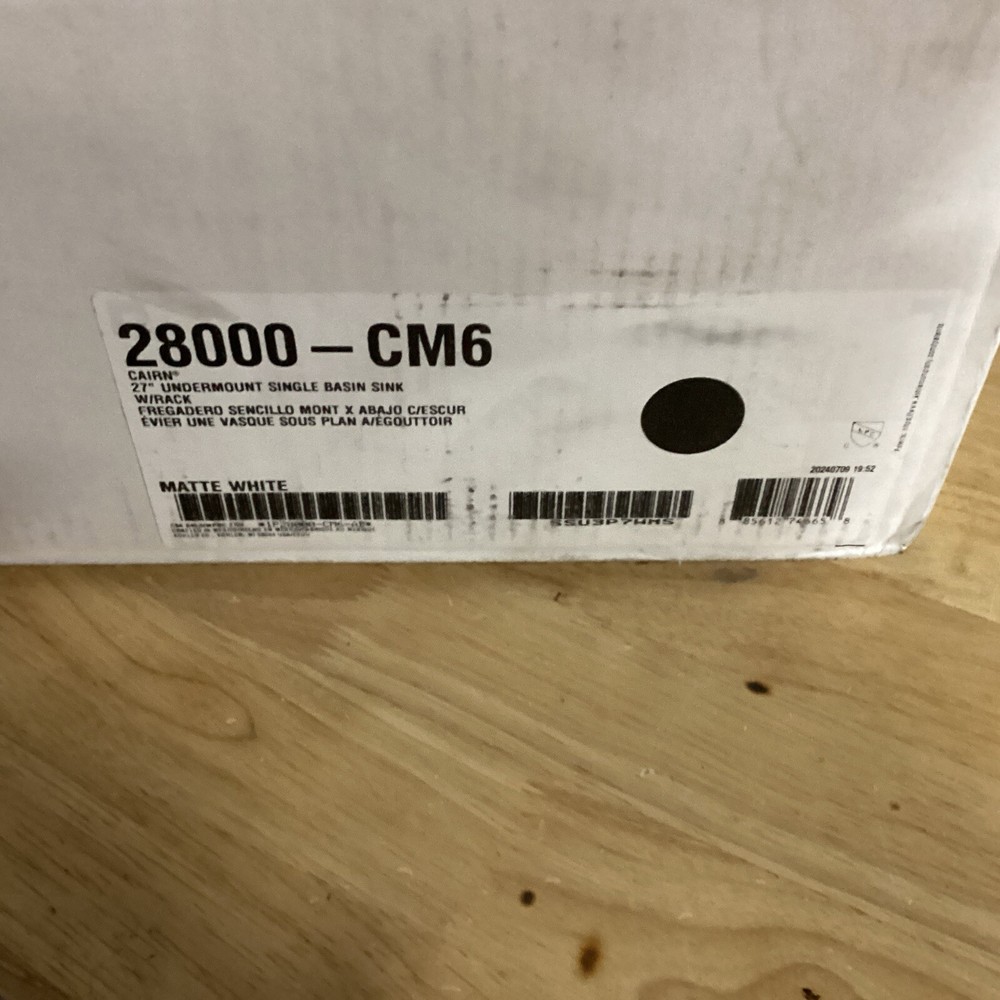 Kohler K-28000-CM6 Cairn 27-1/2