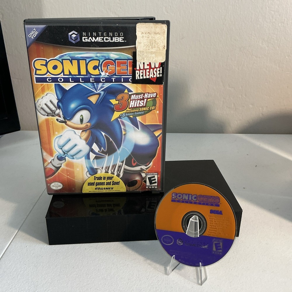 Sonic Gems Collection (Nintendo GameCube, 2005) Tested Working No Manual