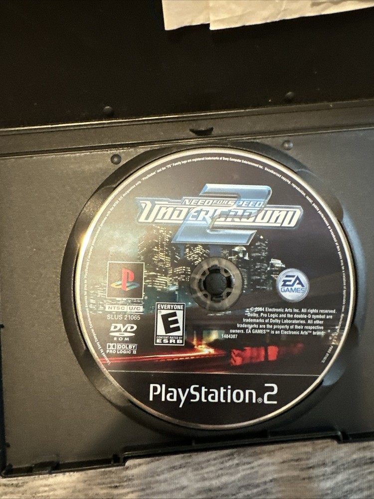 Need for Speed: Underground 2 (Sony PlayStation 2 PS2)  Disc Only - Part of Set
