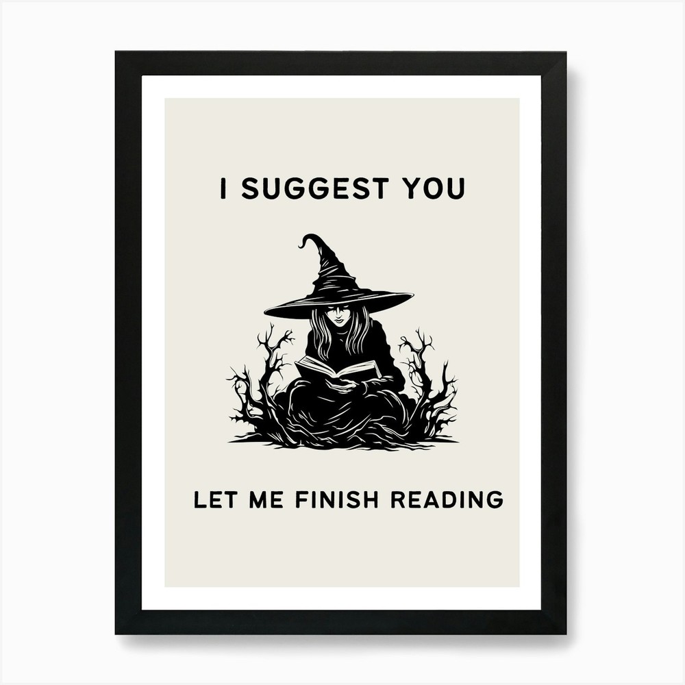 Bookish Print | Vintage Retro Reade Framed Wall Art Poster Canvas Print Picture