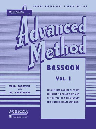 Rubank Advanced Method - Bassoon Vol. 1 by W. M. Gower (1989, Trade Paperback)