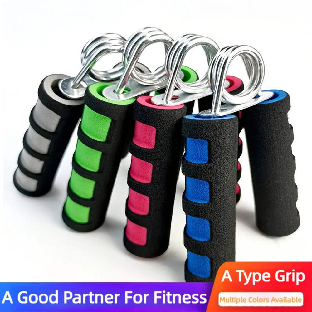 1Pcs Spring Hand Grip Finger Strength Trainer Power Exerciser Sponge Forearm Str