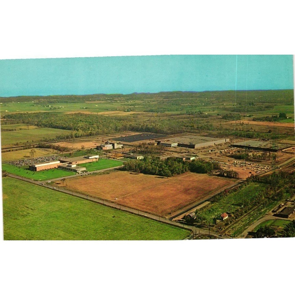 VTG Xerox Inc Plant Webster NY Aerial View Postcard Rochester New York Chrome