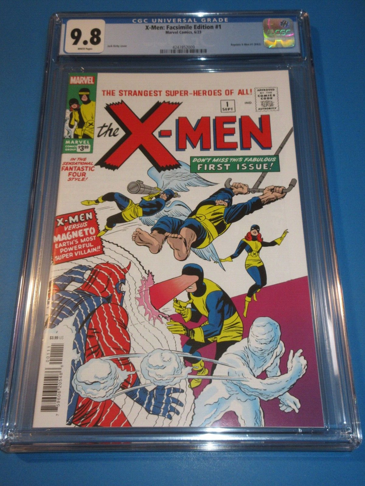 X-men #1 Facsimile Reprint 1st Appearance Key CGC 9.8 NM/M Gorgeous Gem Wow