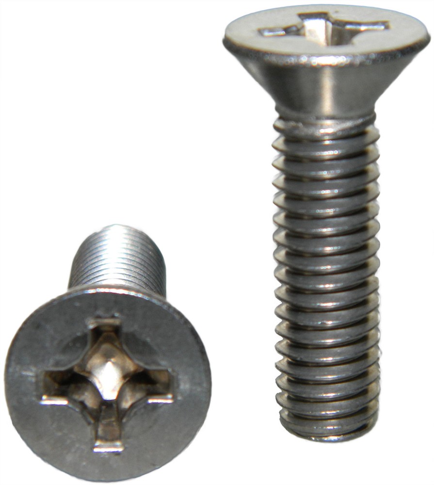 Stainless Steel Flat Head machine Screws 6-32 x 1-1/2