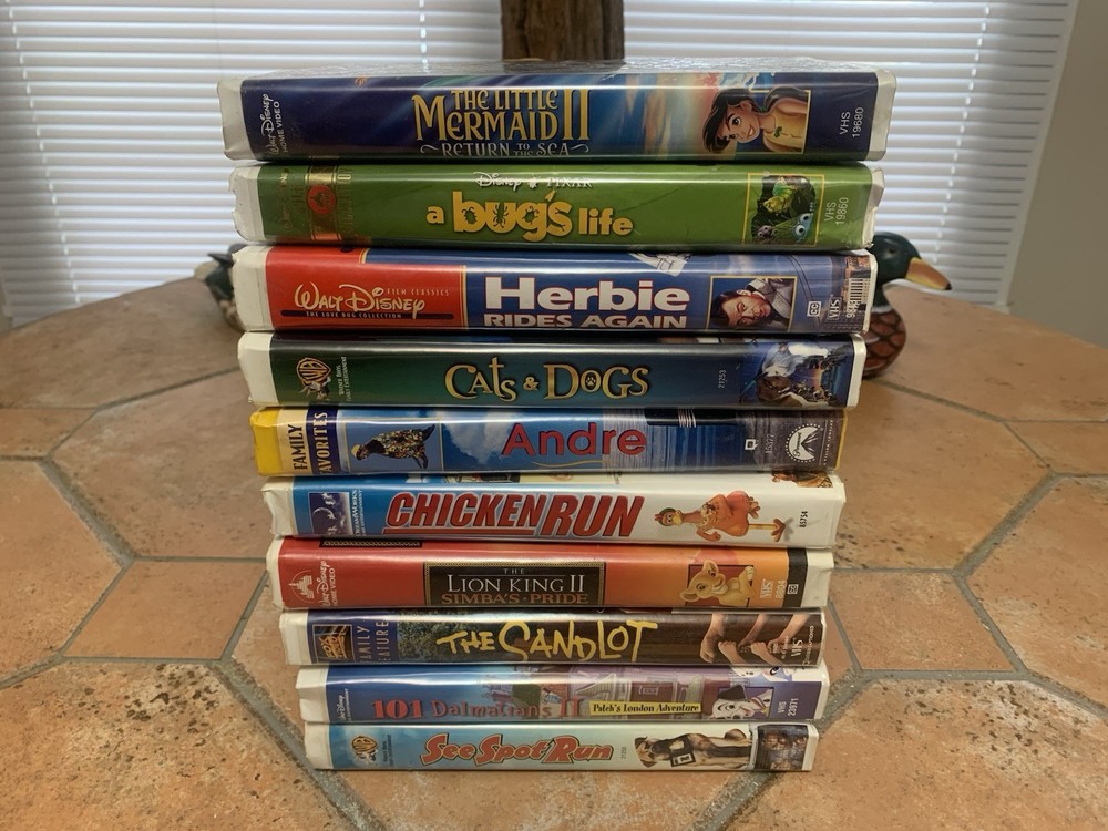Walt Disney Warner Brothers VHS Lot