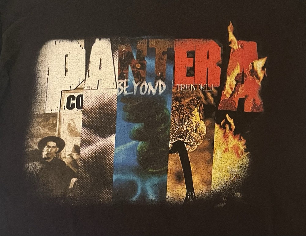 PANTERA COVERS COLLAGE medium SHIRT cowboys vulgar display trendkill