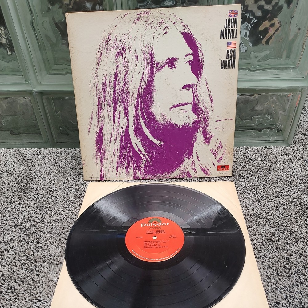 John Mayall USA Union Polydor 24-4022 NM vintage vinyl record LP classic