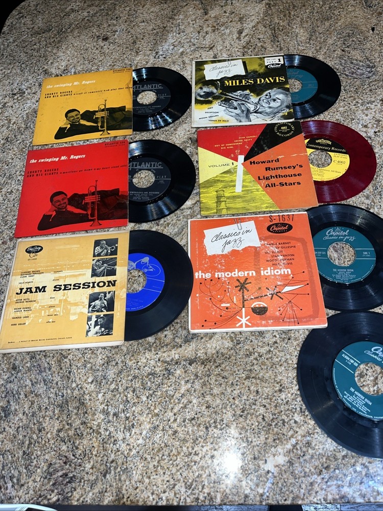 Lot Of 6 Bop Jazz Ep’s