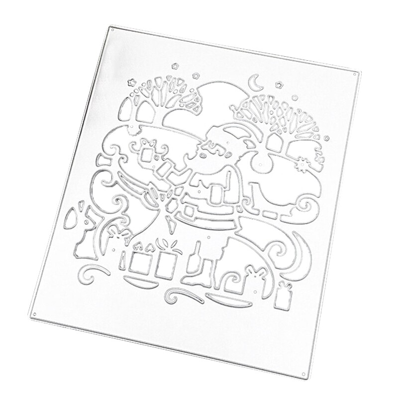 Festive Santa Cutting Dies for DIY Photo Album Decor