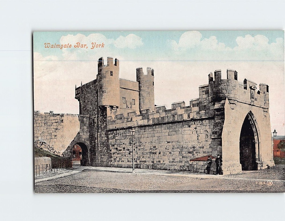 Postcard Walmgate Bar York England