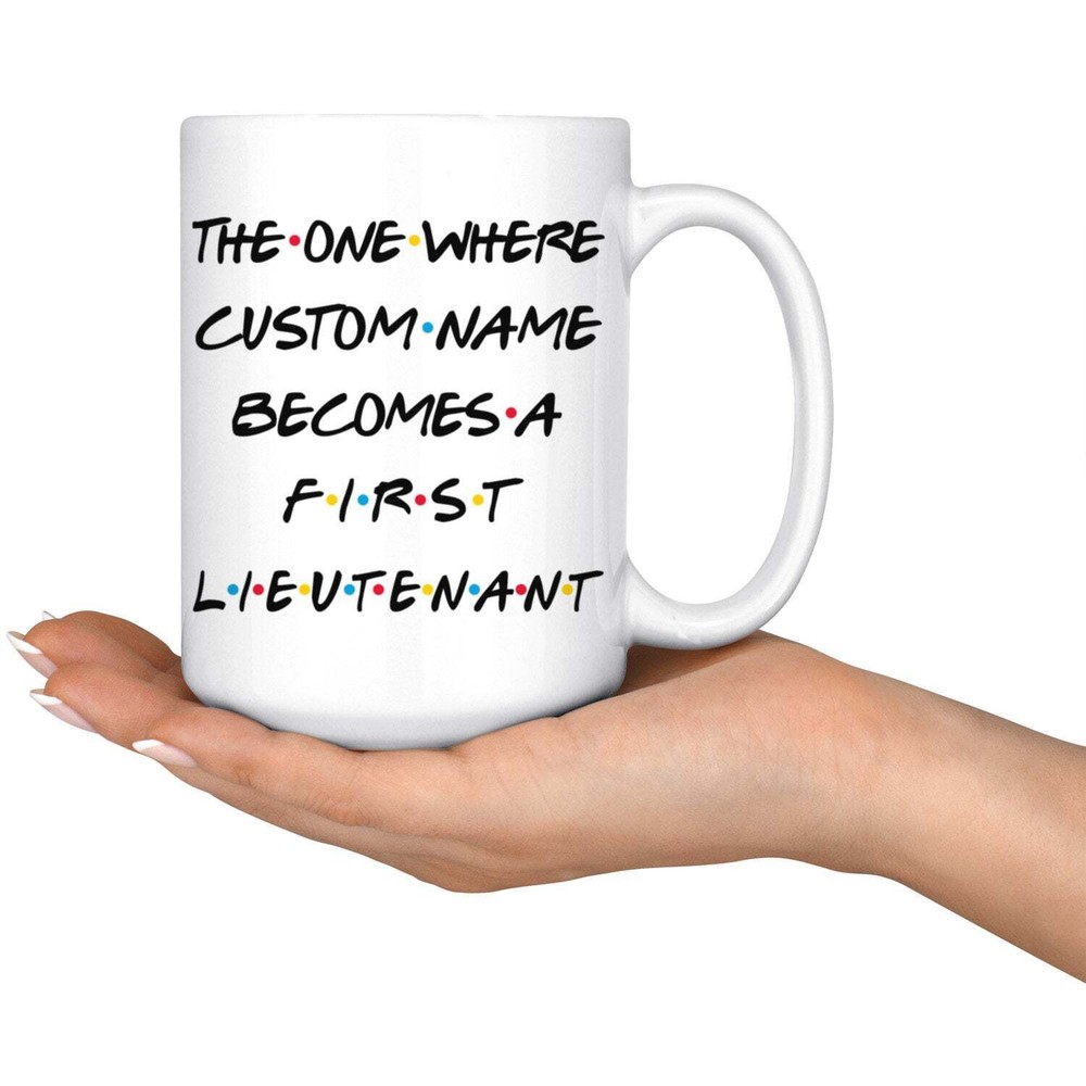 Personalized First Lieutenant Mug 1st Lieutenant Present Best First Lieutenant