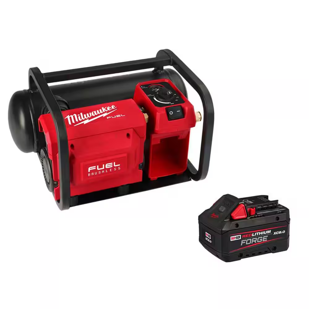 MILWAUKEE M18 FUEL 18V Brushless Cordless 2 Gal Quiet Air Compressor