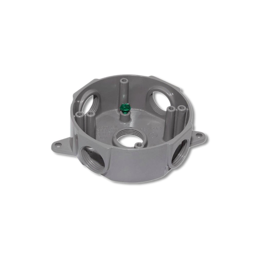 Sigma Engineered Solutions New Work 16 cu in Round Metal Weatherproof 143854