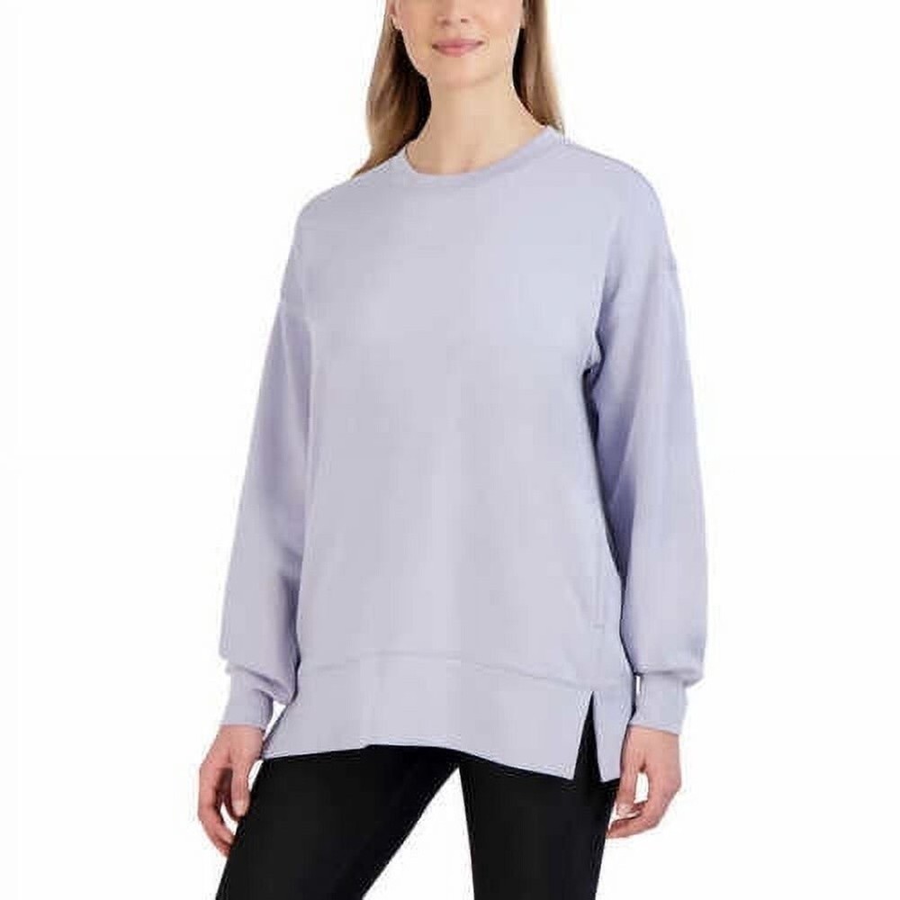 *NWT* Sage Ladies' Crew Neck Scuba Cozy Top (Purple, Size Medium)