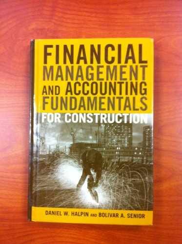 Financial Management and - Hardcover, by Halpin Daniel W.; - Acceptable