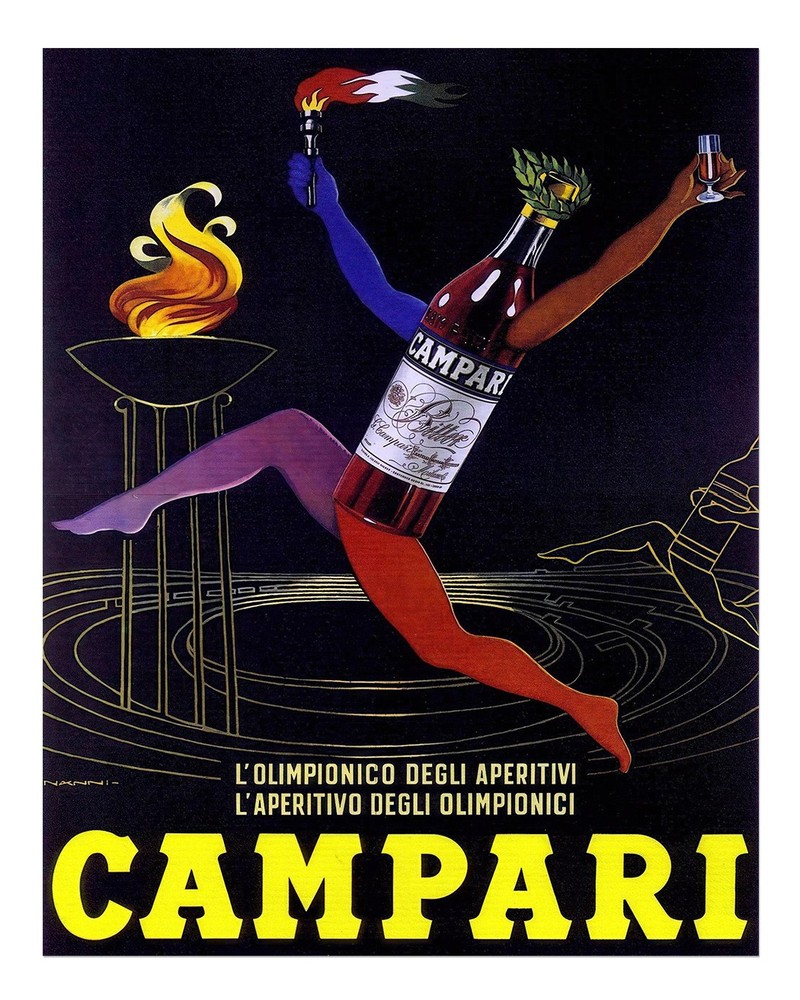 Vintage Campari Wall Art Poster - Elegant Retro Decor Premium Quality