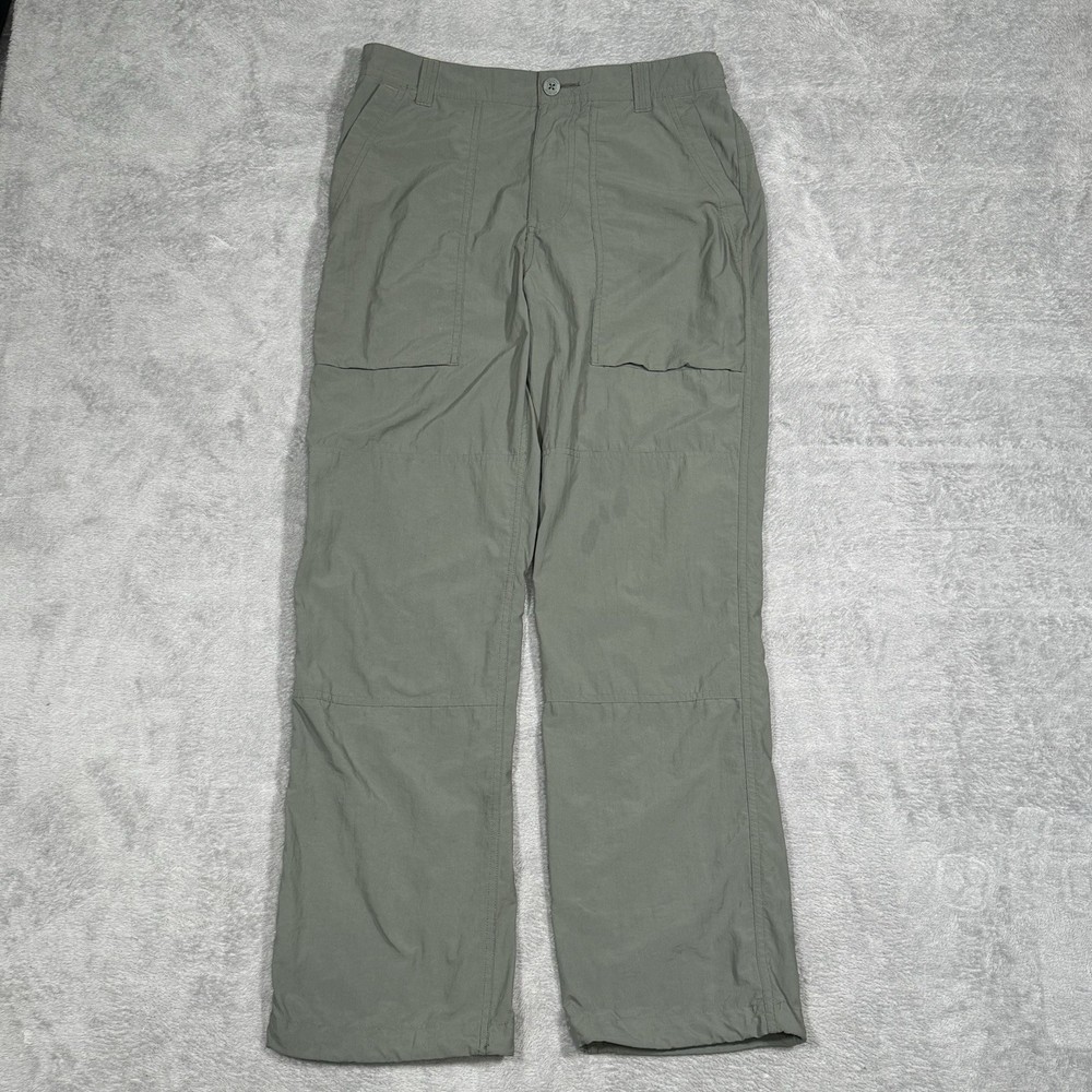 REI Co Op Trail Pants Mens 32x30 Green Nylon Hiking Lightweight Outdoor Gorpcore