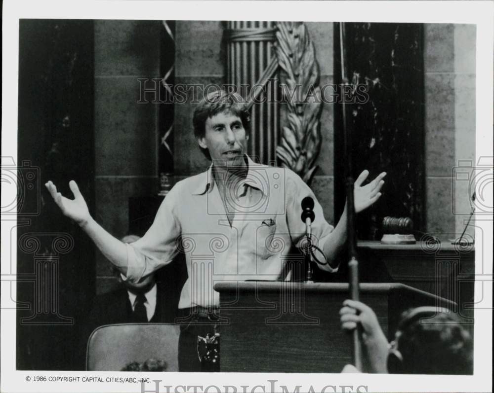 1986 Press Photo Donald Wrye, Writer, Director, Executive Producer of 