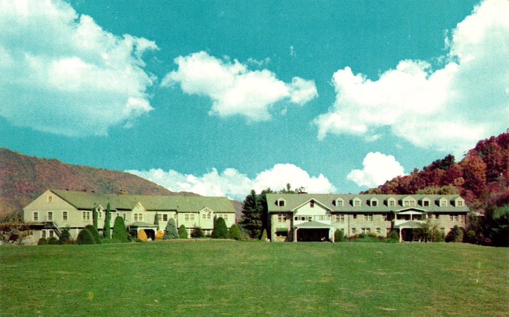 Postcard Waynesville country club, Waynesville, North Carolina