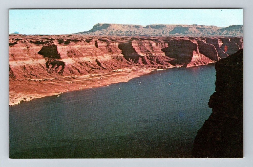 UT-Utah, Scenic View Lake Powell And Hite Marina, Vintage Postcard
