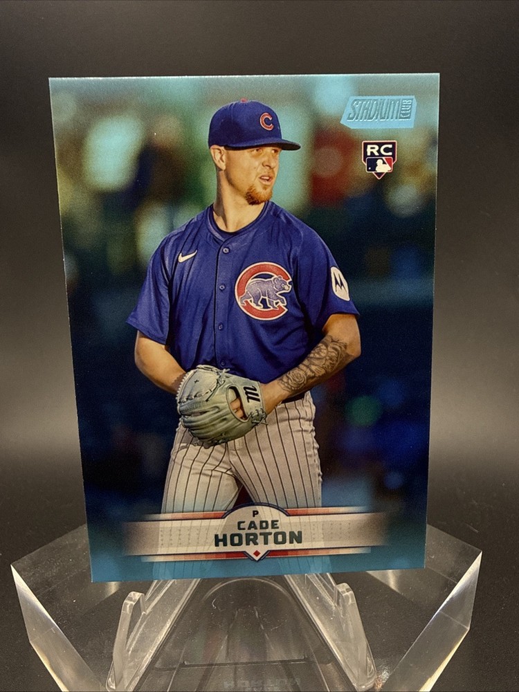 2025 Topps Stadium Club Cade Horton #24 Light Blue Parallel RC Chicago Cubs