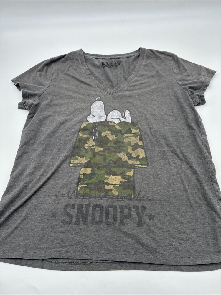 Vintage Snoopy Graphic Print T-Shirt for Women Size X-Large #30514