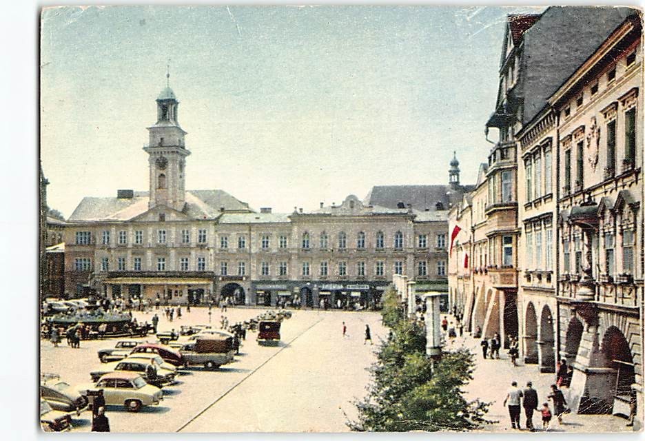 Postcard Rynek Cieszyn Poland