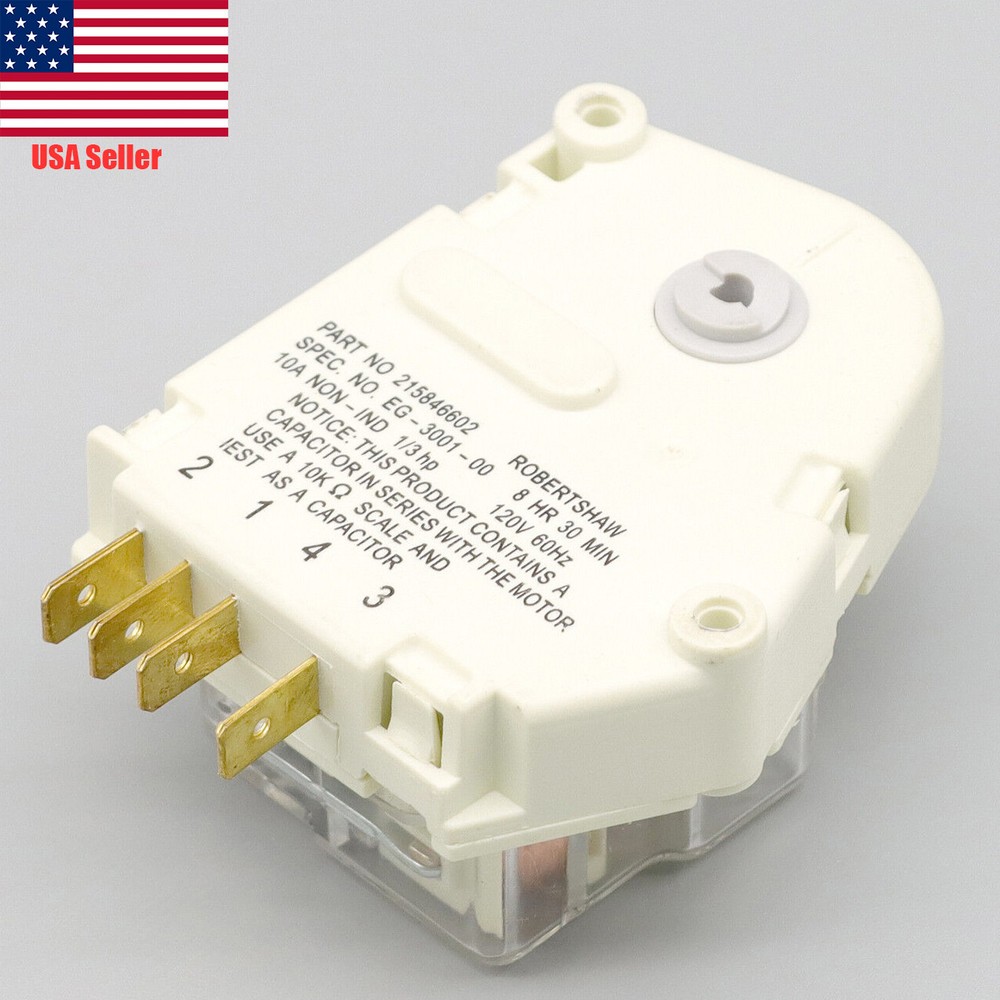 215846602 Refrigerator Defrost Timer Replaces Frigidaire Whirlpool