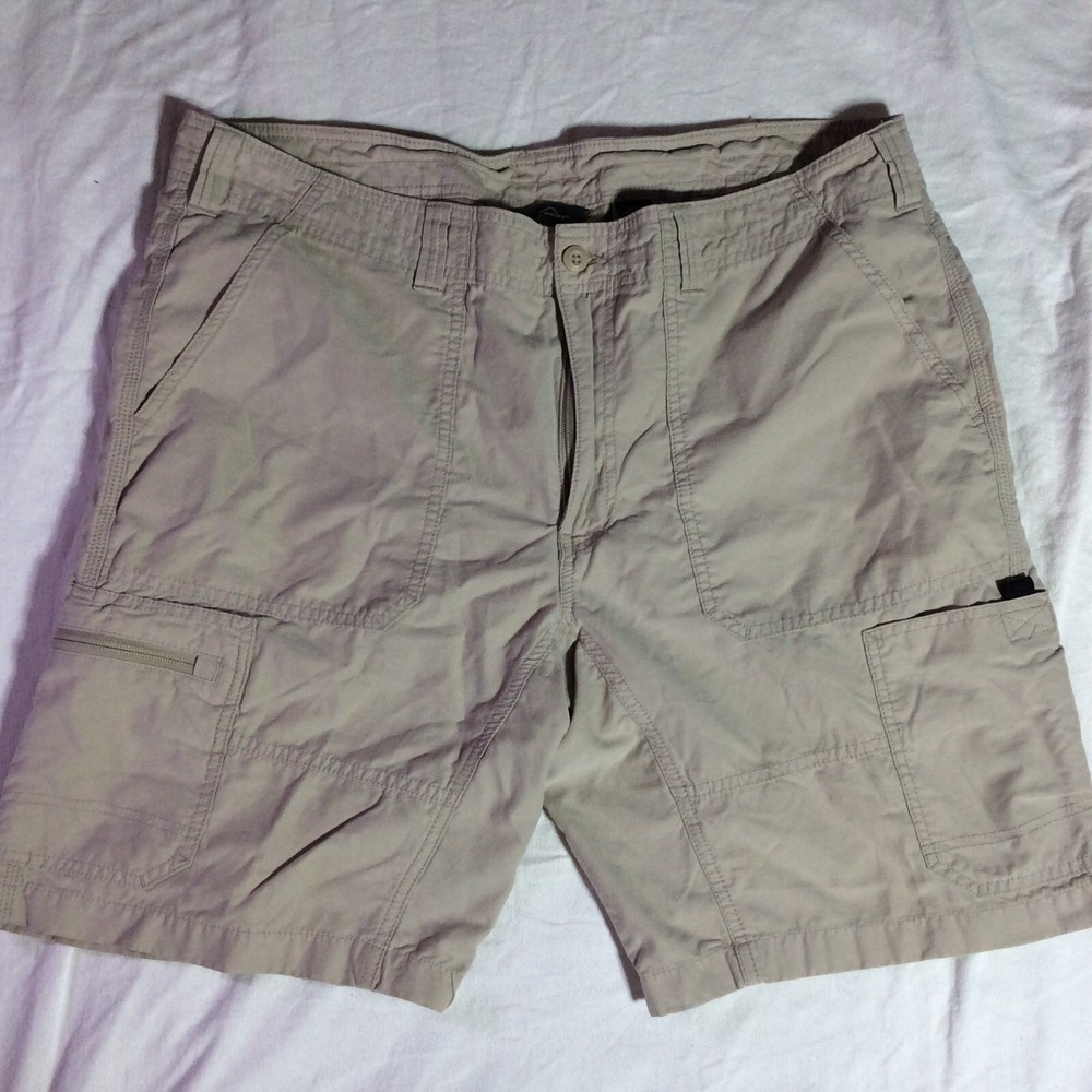 Eddie Bauer Shorts Mens Sz 42 Performance Hiking Fishing Pockets Casual Outdoors