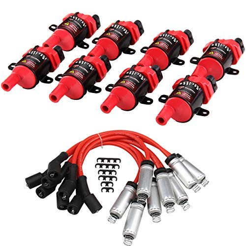 High Performance 8Pcs D585 UF262 Round Ignition Coils Pack