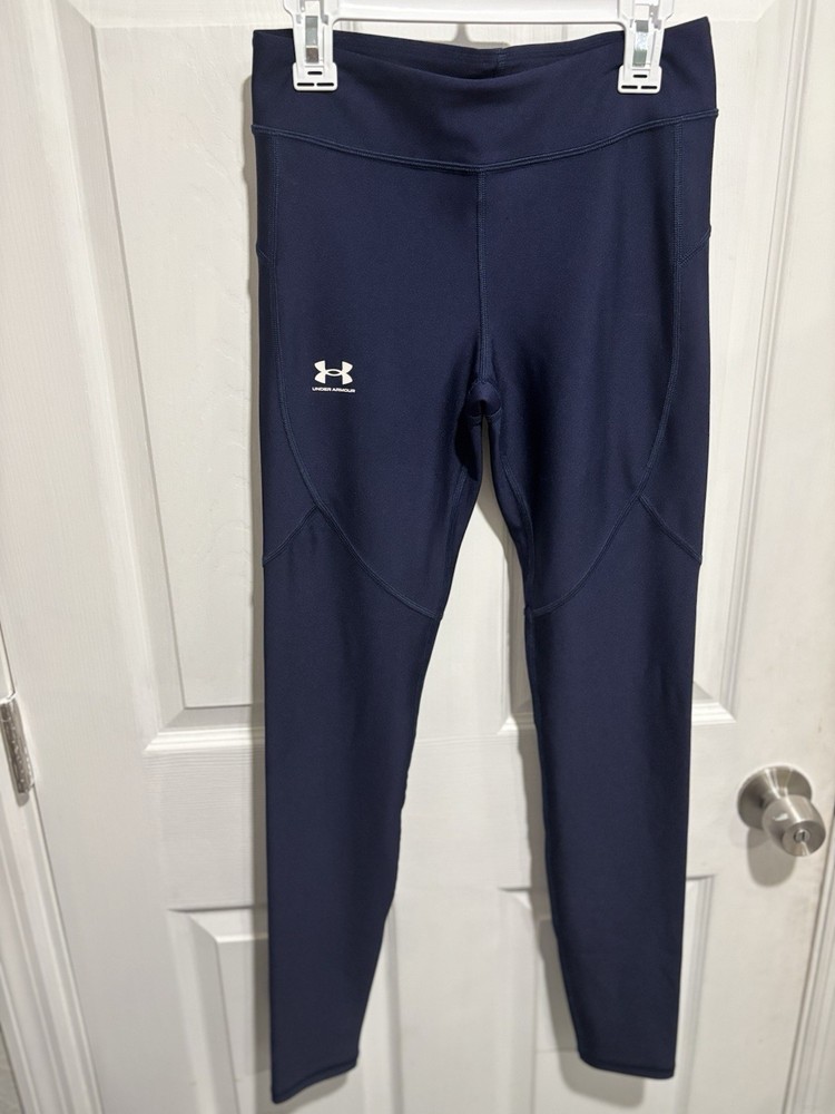 Under Armour Women's Compression Heat Gear Leggings Blue, Size Small
