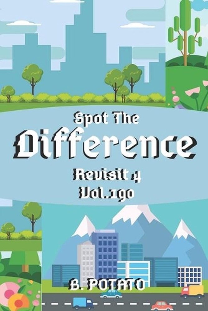 Spot the Difference Revisit 4 Vol.190: Children's Activities Book for Kids Age 3