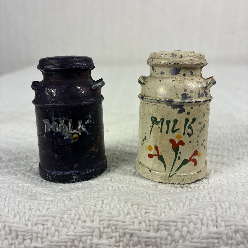 Salt & Pepper Vintage Cast Iron Shakers