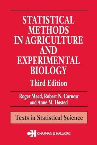 Statistical Methods in Agriculture and - Paperback, by Mead Roger; Curnow - Good