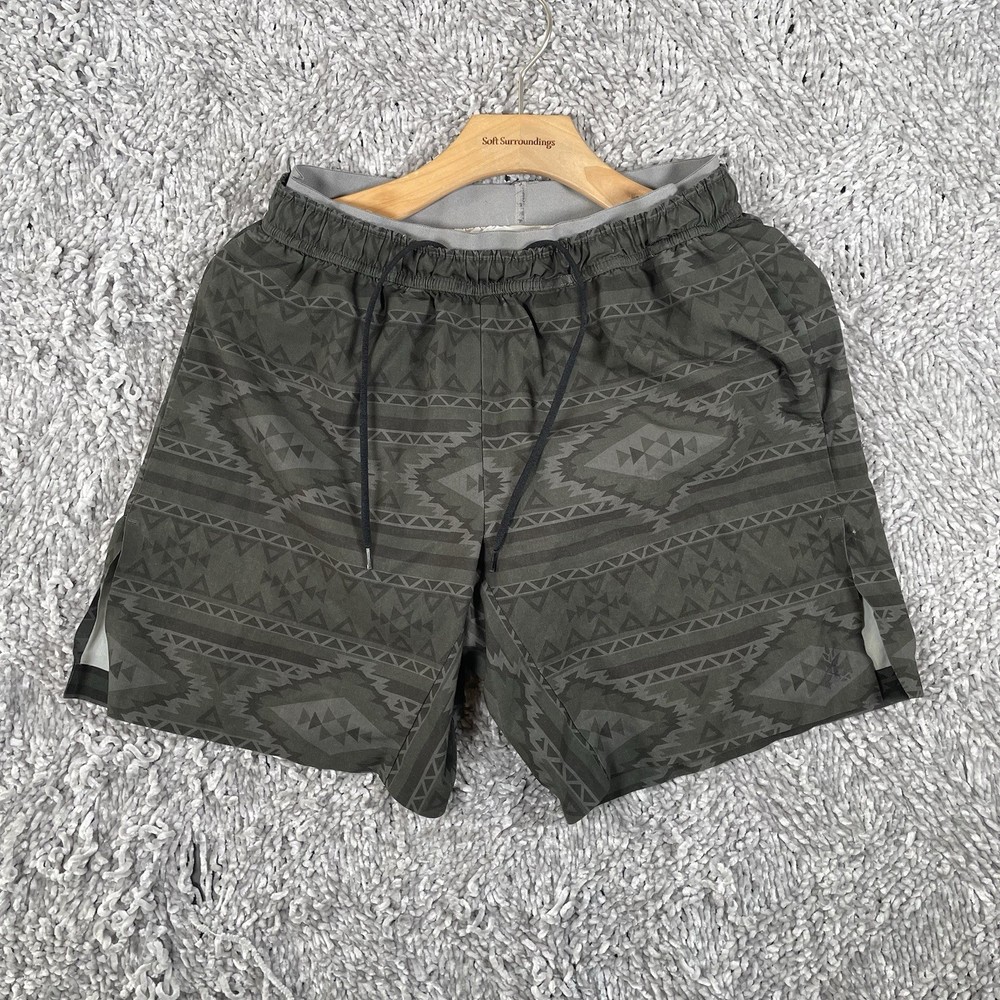 Chubbies Athletic Shorts Men’s Small Lined Stretch Beach Drawstring Aztec Aloha