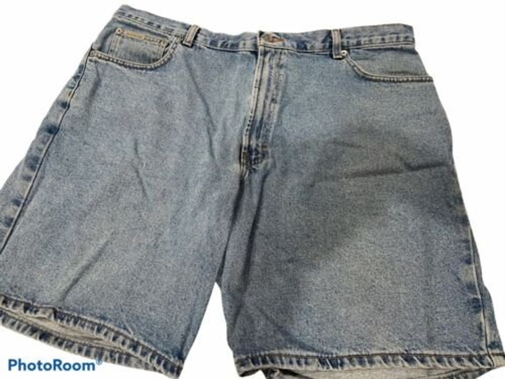 Calvin Klein Jeans Easy Fit Shorts Jorts Sz 40 Double Stone Blue Vintage Y2K